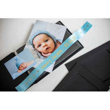 PTOUCH Nastro blu ch./oro TZE-RL54 Sistemi Tze 24mm