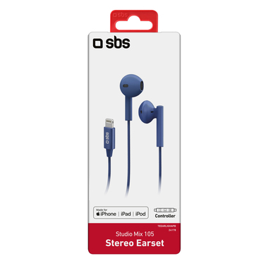 Auricolari semi in-ear con cavo Lightning