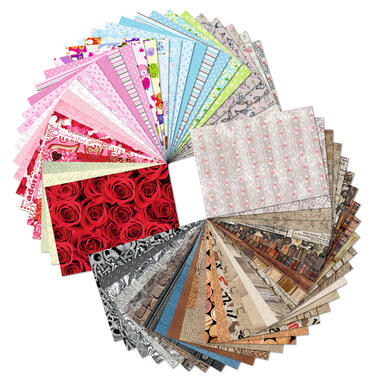 URSUS Fotokarton-Block Potpourri A6 11456499SE 300g,60 Motive 60 Blatt