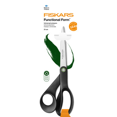 FISKARS Schere Recycling 21cm 1074547 schwarz, Rechtshänder