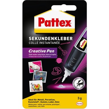 PATTEX Colle rapide Creative Pen 3g PSPP3 transparent