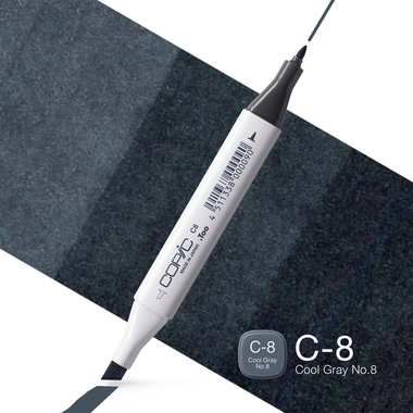 COPIC Marker Classic 2007584 C-8 - Cool Grey No.8
