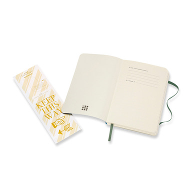 MOLESKINE Carnet SC P/A6 629148 lingé, vert, 192 pages