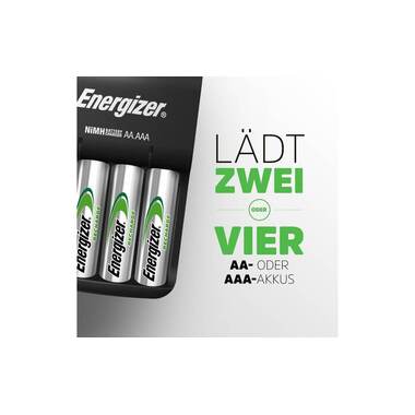 Energizer Chargeur Base Charger Micro-USB + 4x AA 1300 mAh