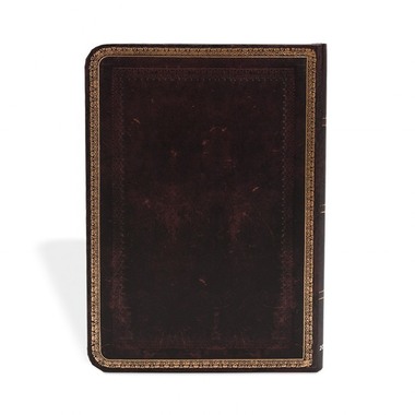 PAPERBLANKS Cuoio Midi PB8393 rigato nero