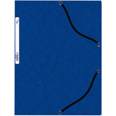 BÜROLINE Pochette à élastique A4 460694PE1U bleu, carton