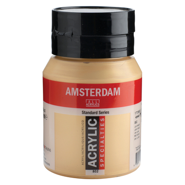 AMSTERDAM Acrylfarbe 500ml 17728022 reichgold 802