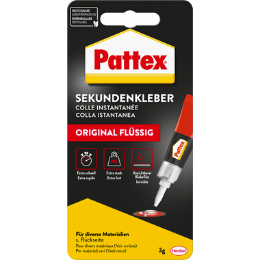 PATTEX Blitz Sekundenkleber PSK1C 3g