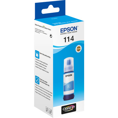 EPSON Flacone d'inchiostro 114 cyan T07B240 EcoTank ET-8500 6200 pagine