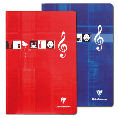 CLAIREFONTAINE Quaderno musica A4 3117 bianco 24 fogli