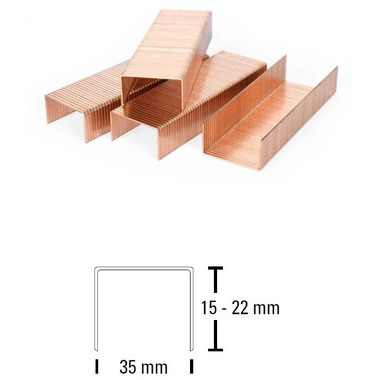 BOSTITCH Heftklammern 35/15 15mm 1331500Z 2000 Stück