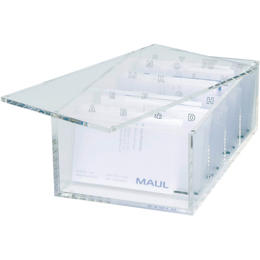 MAUL Box biglietti da visita Acryl 1956305 trasparente