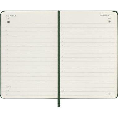 MOLESKINE Agenda Classic Pocket 2027 DHK1512DC2Y27 1J/1P vert myrte HC 9x14cm