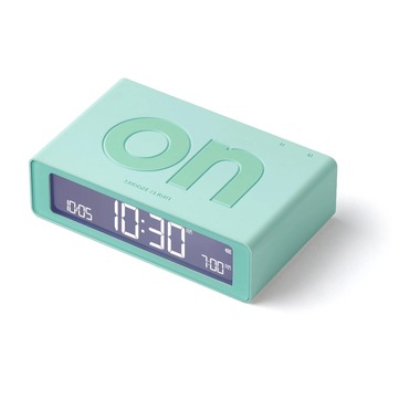 Lexon Digital Alarm Clock Flip Mini Mint