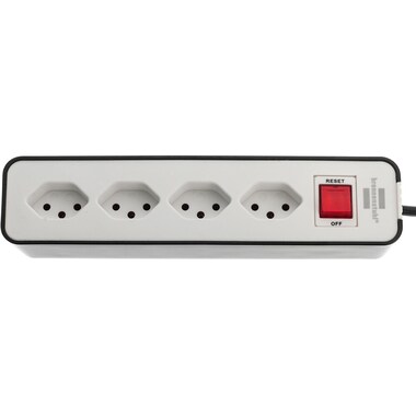 Brennenstuhl Steckdosenleiste Ecolor 4x T13 Schwarz / Weiss