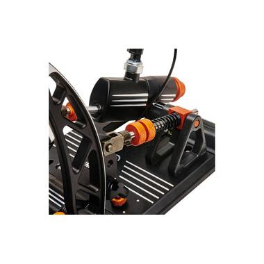 Asetek Racing Invicta Accelerator and Brake Pedal Aluminum Black Orange
