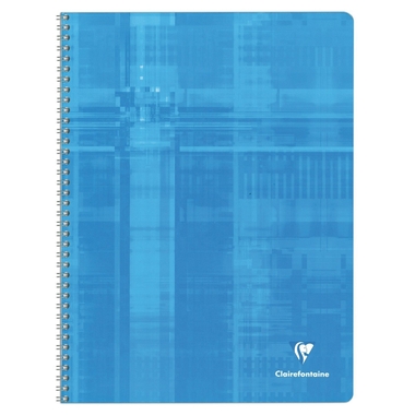 CLAIREFONTAINE Carnet spirale ass. A4 8352 5mm, quadrillé 90 feuilles