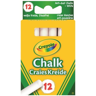 CRAYOLA Kreiden weiss 280 12 Stück