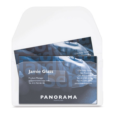 3L Visitenkartentasche 105x60mm 6825-10 PP selbstklebend 10 Stück