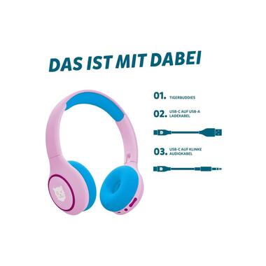 Tigermedia Tigerbuddies Kopfhörer pink