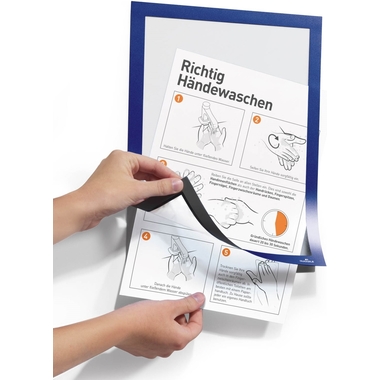 DURABLE Duraframe A4 489907 bleu foncé