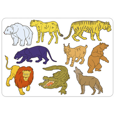 URSUS Schablonen Set 2 Cars 44100002 26.8x18.9x0.2cm 6 Stück