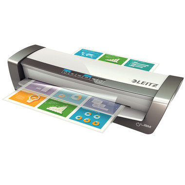 LEITZ Plastificatr. iLAM Office Pro 75182084 argento/bianco A3