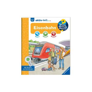 Ravensburger Livres pratiques pour enfants WWW Aktiv-Heft Eisenbahn