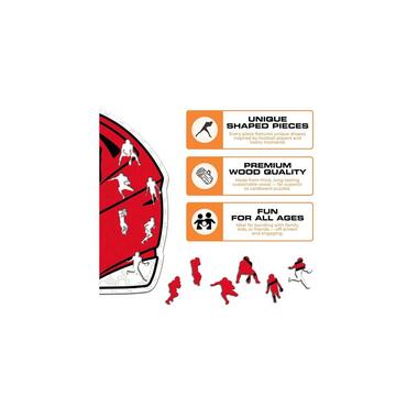 Iconic Puzzle Puzzle en bois NFL – Les Chiefs de Kansas City S, 150 pièces