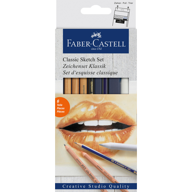 FABER-CASTELL Set à dessiner classique 114004 Set classique Sketch