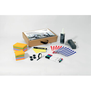 SIGEL Bundle Pin/Whiteboard MUB01 Meet up gris, blanc, noir