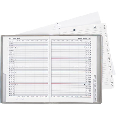 BIELLA Agenda Glasgow 2027 855312280027U 1M/2P silber ML 10x13.9cm