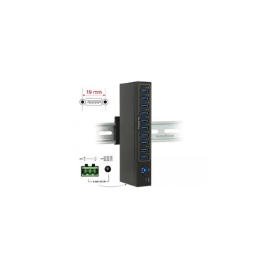 Delock USB Hub 63919 USB 3.0 - 10x Type-A