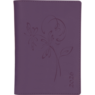 BIELLA Planer Istanbul 2026 855715420026U 1M/2S violett ML 10.6x15.3cm