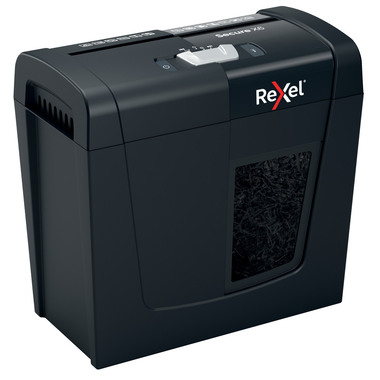 REXEL Aktenvernichter Secure 2020122EU X6, P-4, 10lt