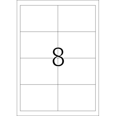 HERMA Etichette PREMIUM 97x67.7mm 4280 bianco,perm. 800 pz./100 fogli