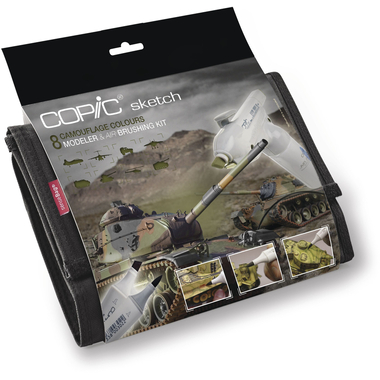 COPIC Marker Sketch 21075408 Wallet Camouflage, 9 pz.