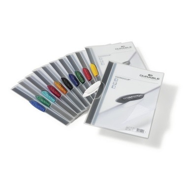 DURABLE Classeur à pince SWINGCLIP 226007 pour 30 feuilles A4 bleu foncé
