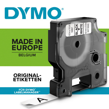 DYMO Nastro D1 nero/trasp. S0720500 12mm/7m
