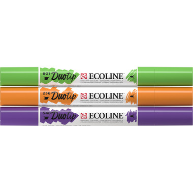 TALENS Ecoline Duotip Set 11609901 3 Sekundärfarben