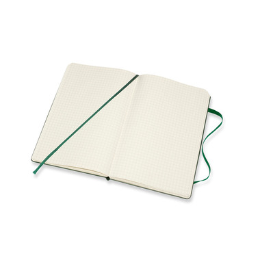 MOLESKINE Taccuino HC L/A5 629087 quadrettato, verde, 240 p.