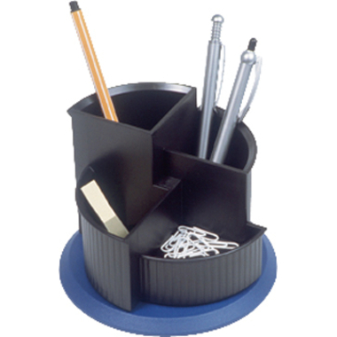 HELIT Stifteköcher 150x112mm H6390593 schwarz/blau