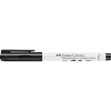 FABER-CASTELL Marqueurs textiles 1mm 159502 noir