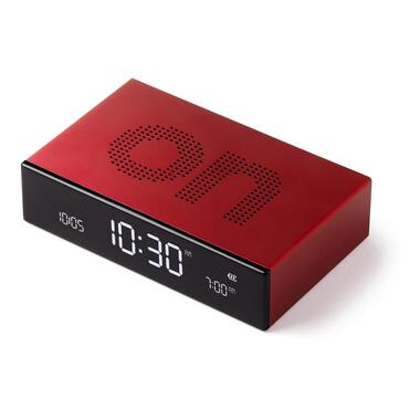 Lexon Digitalwecker Flip Premium Rot