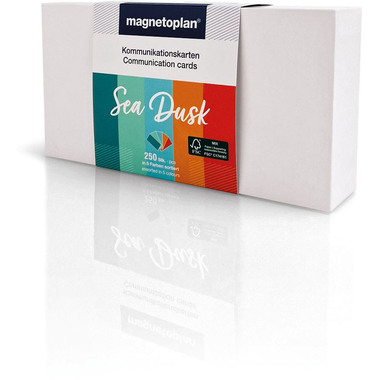 MAGNETOPLAN Kommunikations-Karten 20x10cm 112501550 Set Sea Dusk ass. 250 Stück
