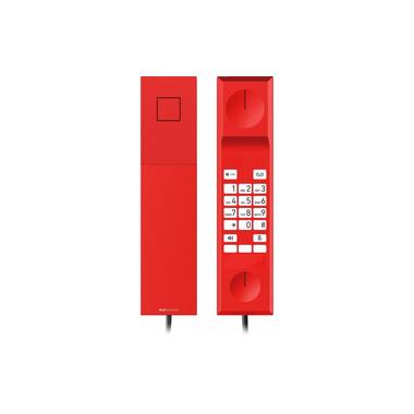 snom Desk Phone E303A Analog Emergency Phone Red