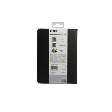 Custodia in stile libro con funzione di supporto per tablet da 7"-8"