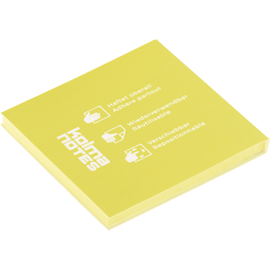KOLMA kolma NOTES 76x76mm 13.009.11 1x100 pages jaune