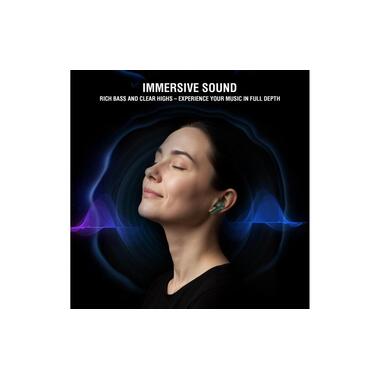 4smarts Écouteurs intra-auriculaires Wireless SkyBuds Pro ANC Vert olive