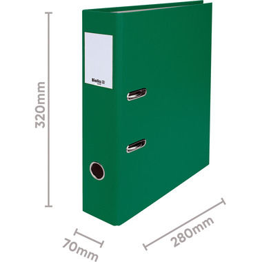 BIELLA Classeur Plasticolor 7cm 10740730U vert A4